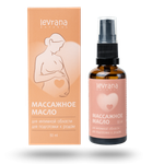 Массажное масло для интимной области levrana для подготовки к родам, 50 мл