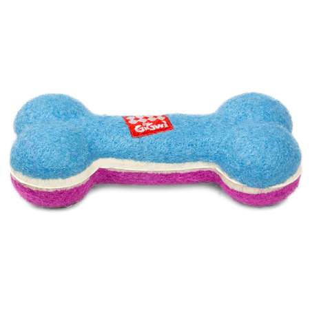 Игрушка для собак GiGwi CATCH and FETCH Кость малая с пищалкой 11см