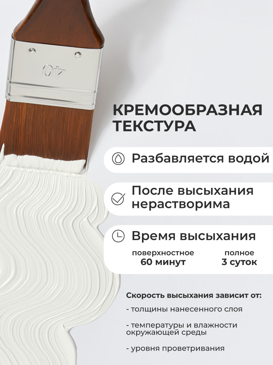 Краски акриловые Малевичъ 1 цв. - фото 2