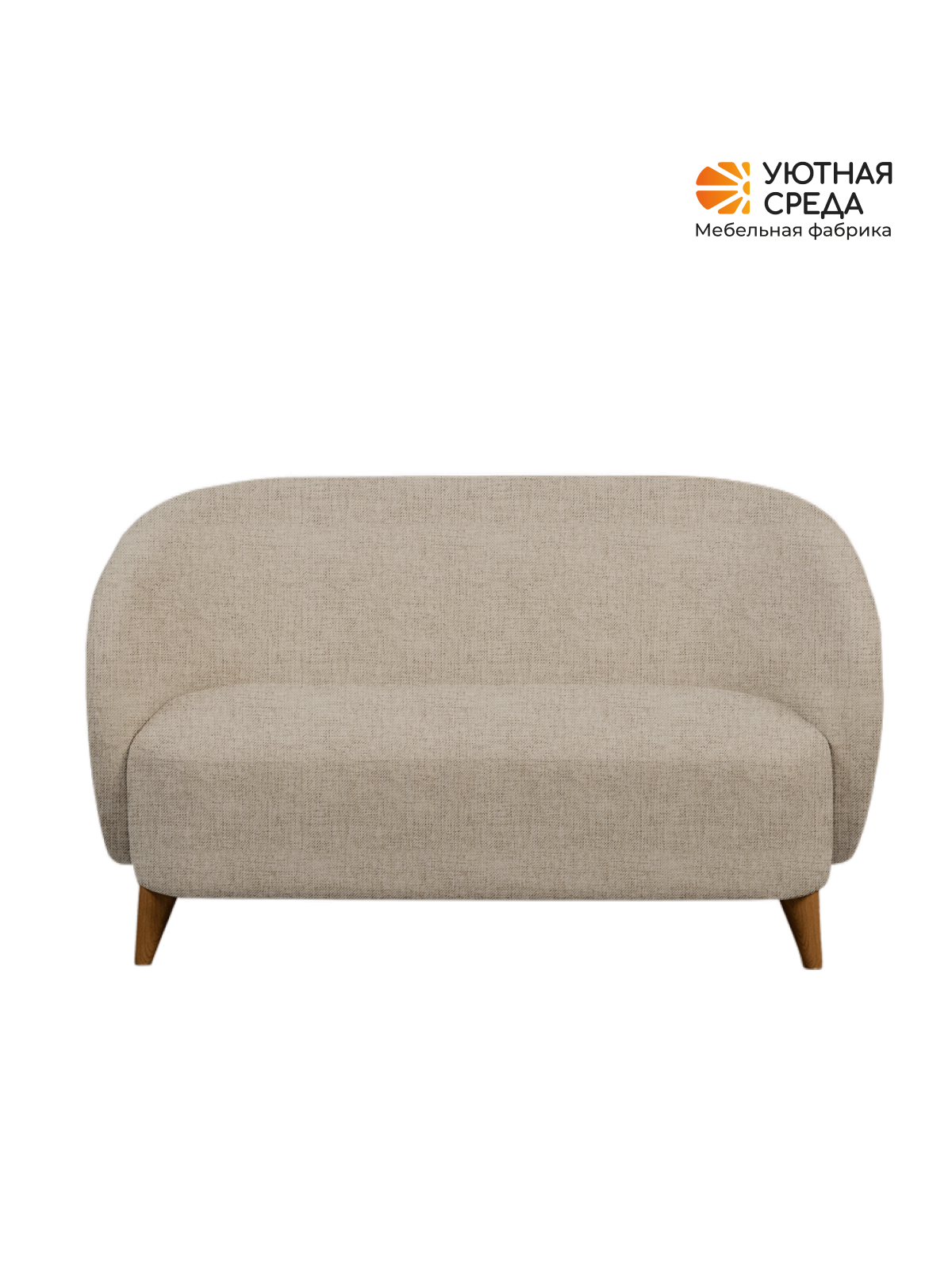 Диван Уютная среда бежевая рогожка бежевый - фото 15