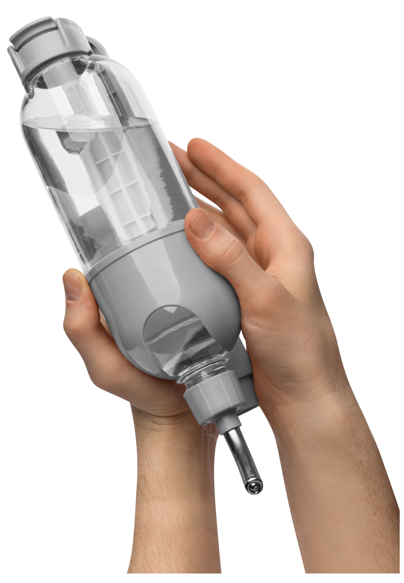 Поилка для собак Сухие усы TENBERG Water Dispenser MAX Grey - фото 12