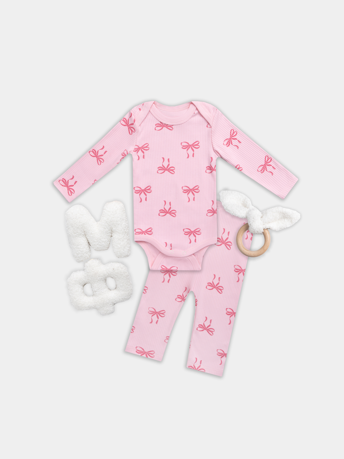 Комплект Mark Formelle (Марк Формэль) 89406/бантики на розовой сказке - фото 1