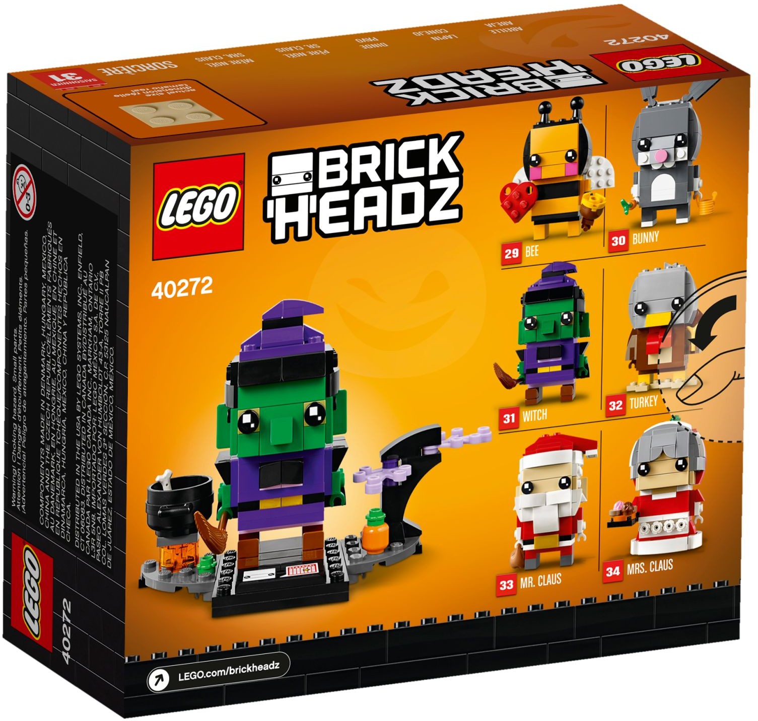 Конструктор LEGO BrickHeadz 40272 151 дет. - фото 3