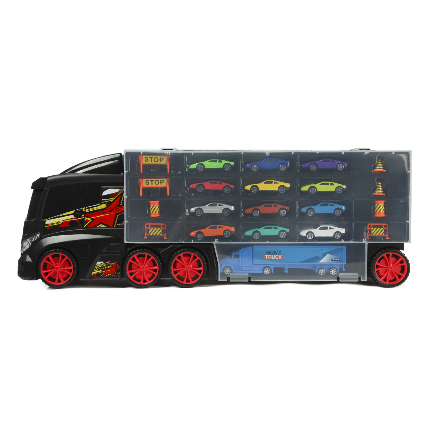 Набор машинок Mobicaro Грузовик черный 12 предметов 666-13H 666-13H - фото 2