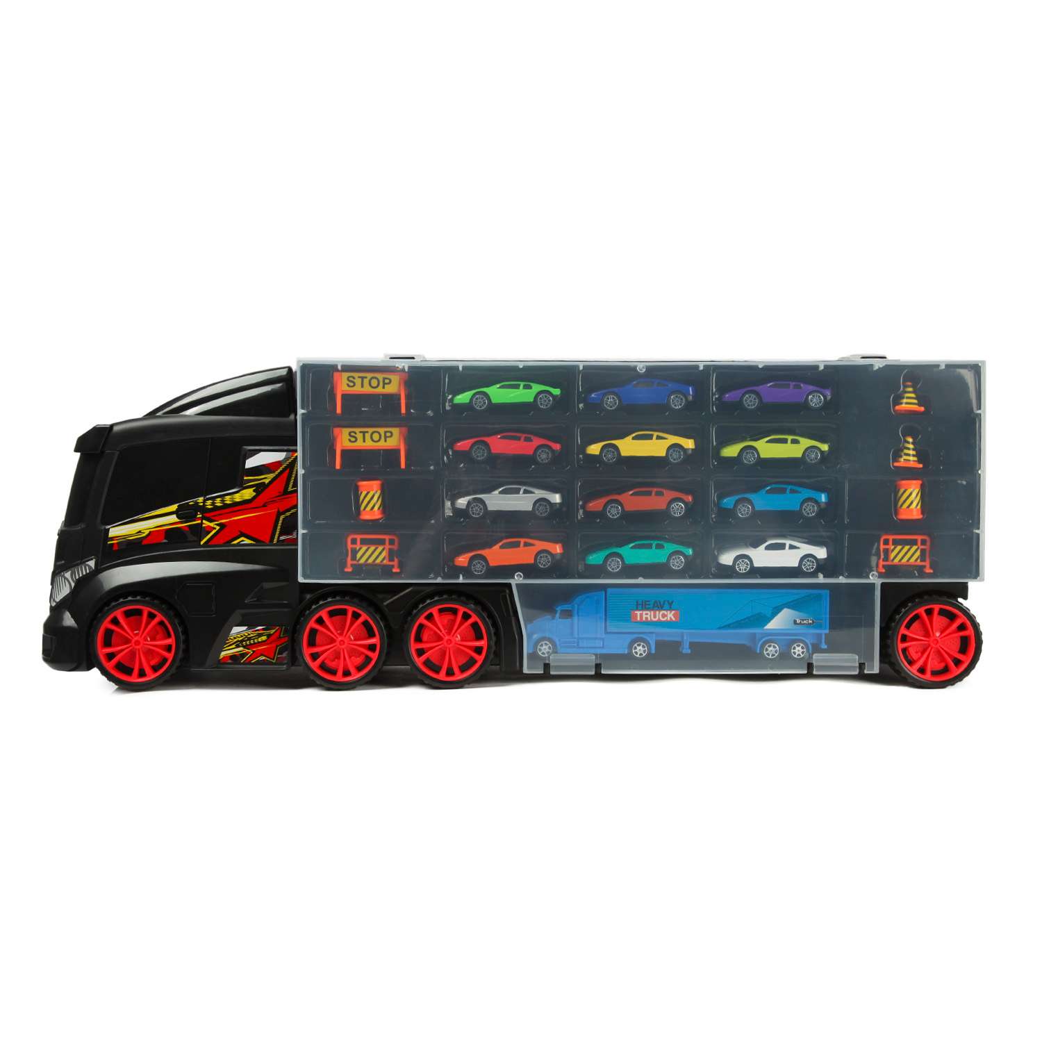 Набор машинок Mobicaro Грузовик черный 12 предметов 666-13H 666-13H - фото 2