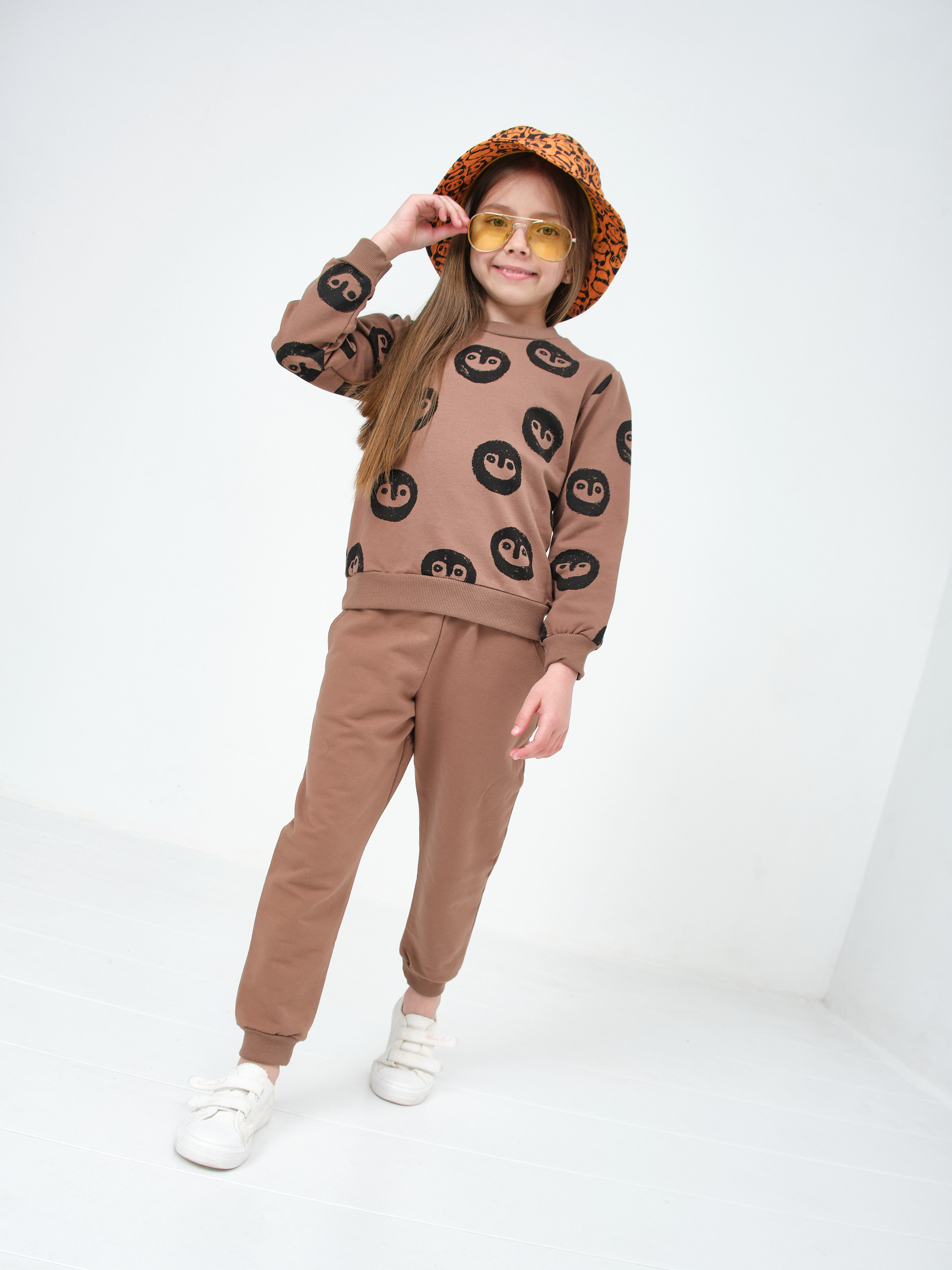 Брюки ESINA KIDS esina002/svit/r2/ коричневый - фото 3