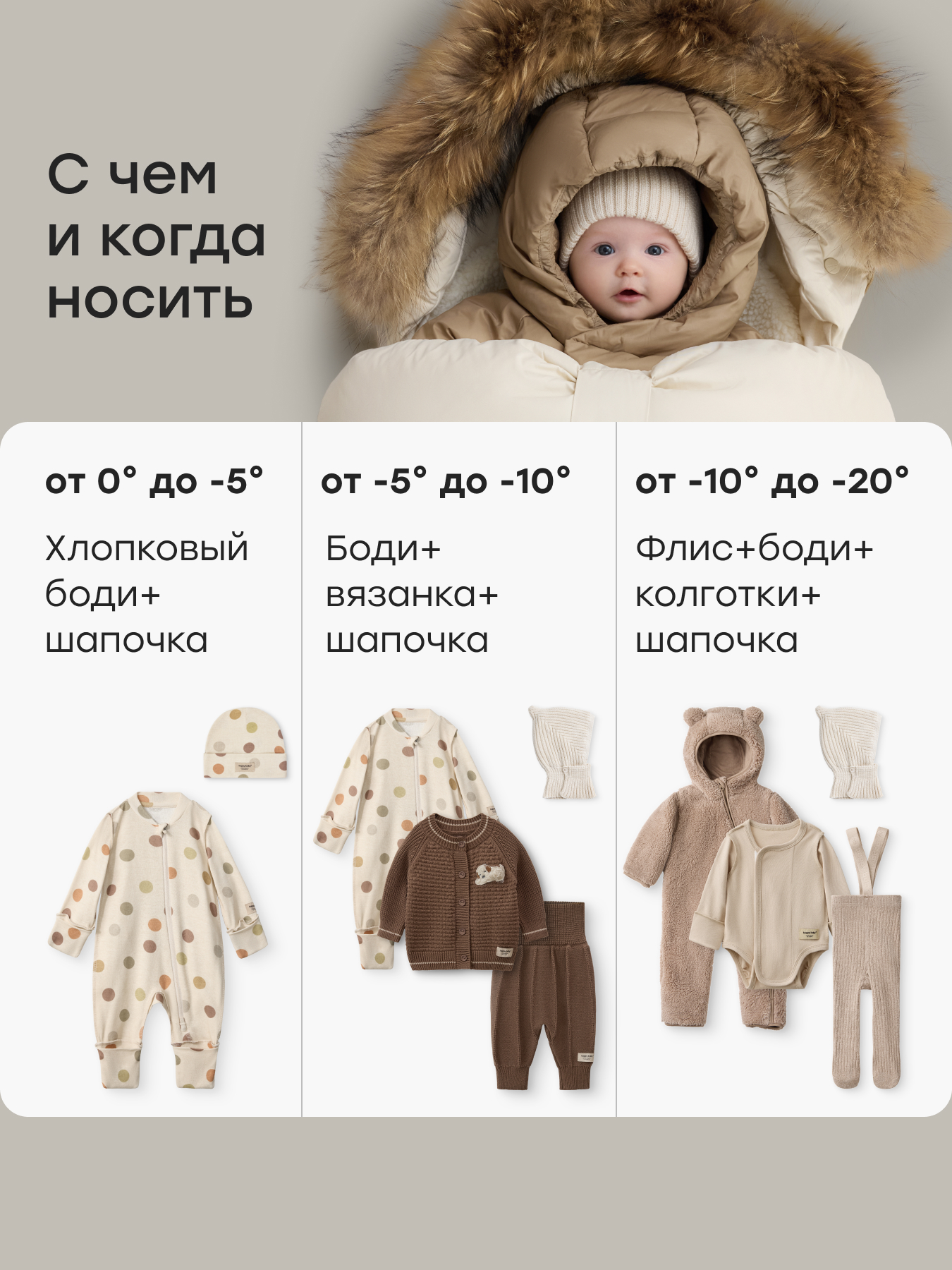 Конверт в коляску Happy Baby для новорожденных белый - фото 6