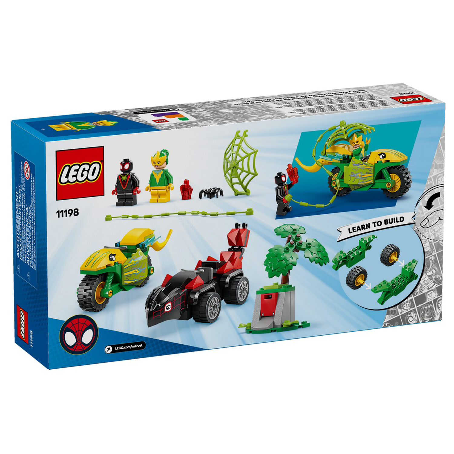 Конструктор LEGO Marvel Super Heroes Гонка дино-машин блочный - фото 10