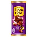 Шоколад Alpen Gold молочный фундук изюм 80г