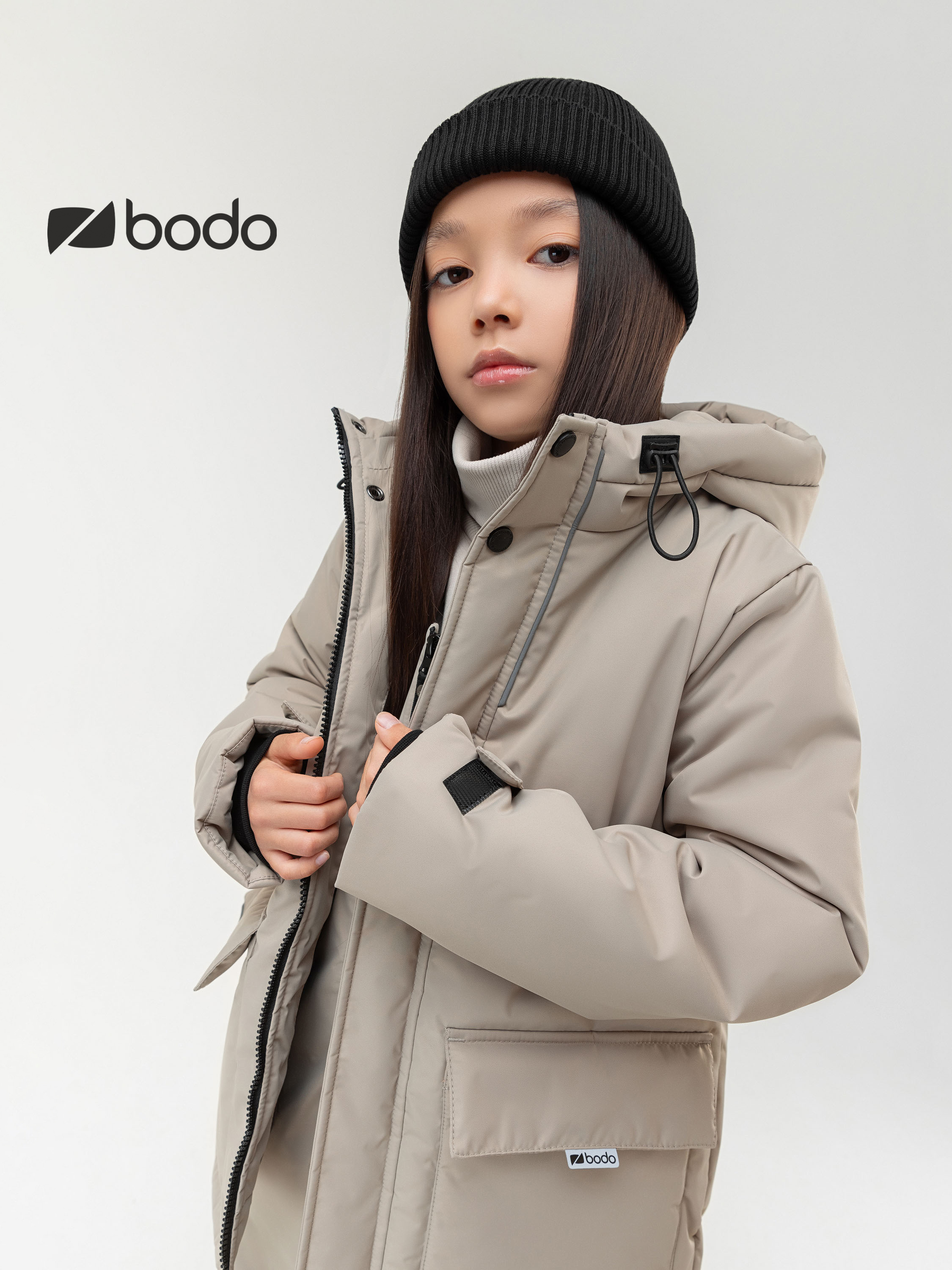 Куртка и полукомбинезон Bodo 32-59МU_серо-бежевый - фото 14