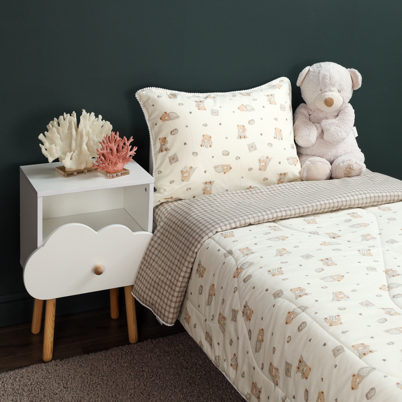 Комплект постельного белья Sofi de Marko Мишутки полутораспальный 3 предм. - фото 2