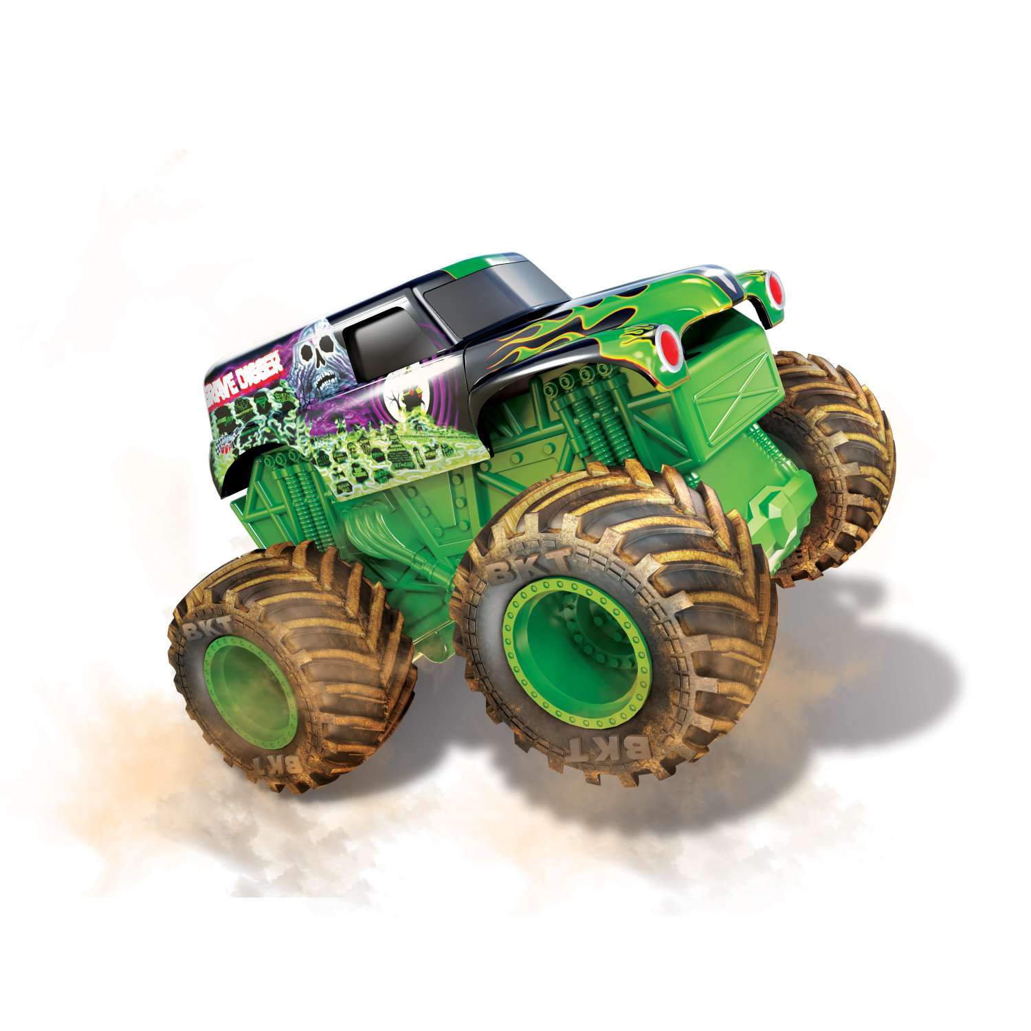 Автомобиль Monster Jam Звуки мотора  Grave Digger 1:43 6053250 - фото 5