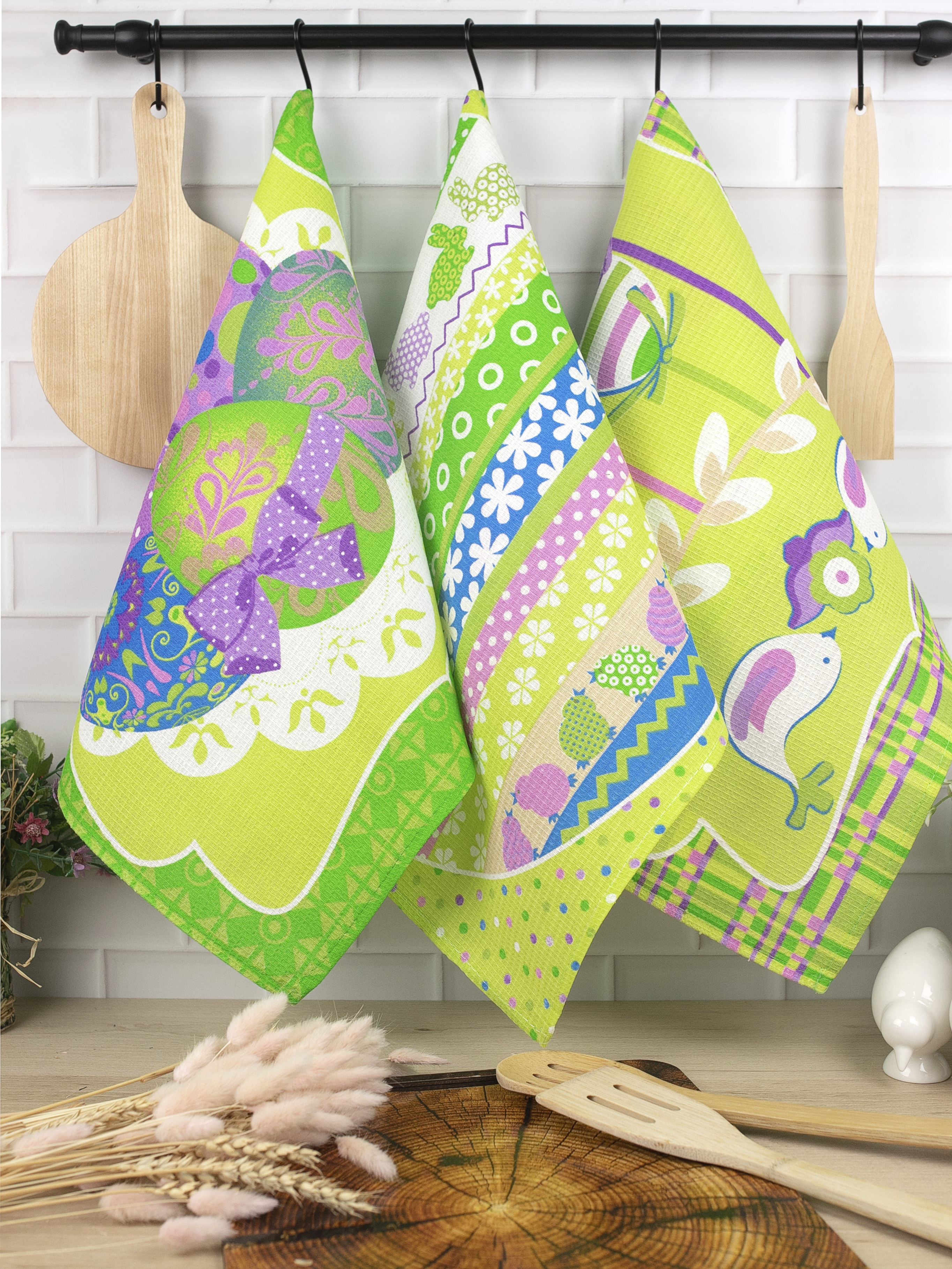 Комплект полотенец кухонных Wellness Пасхальные Набор_3 - фото 1