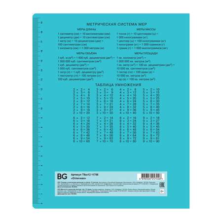 Тетрадь BG клетка 10 шт.