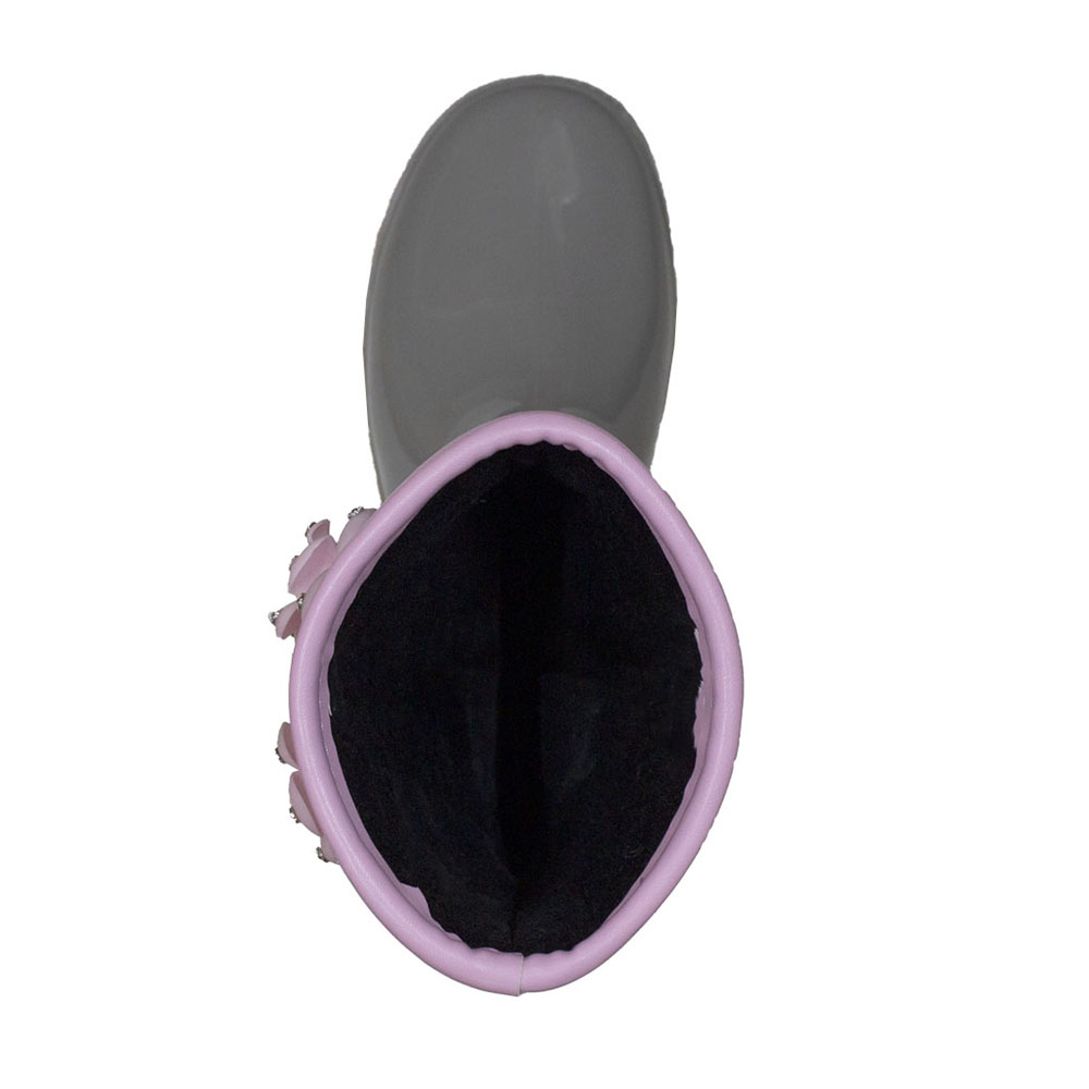 Сапоги резиновые Europen MPA-125-SV EUROPEN Сапоги резиновые для девочки,серо-розовый - фото 3