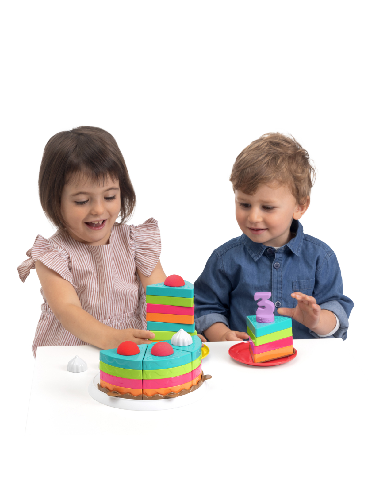 Конструктор Chicco Торт "Радуга" 42 дет. - фото 17