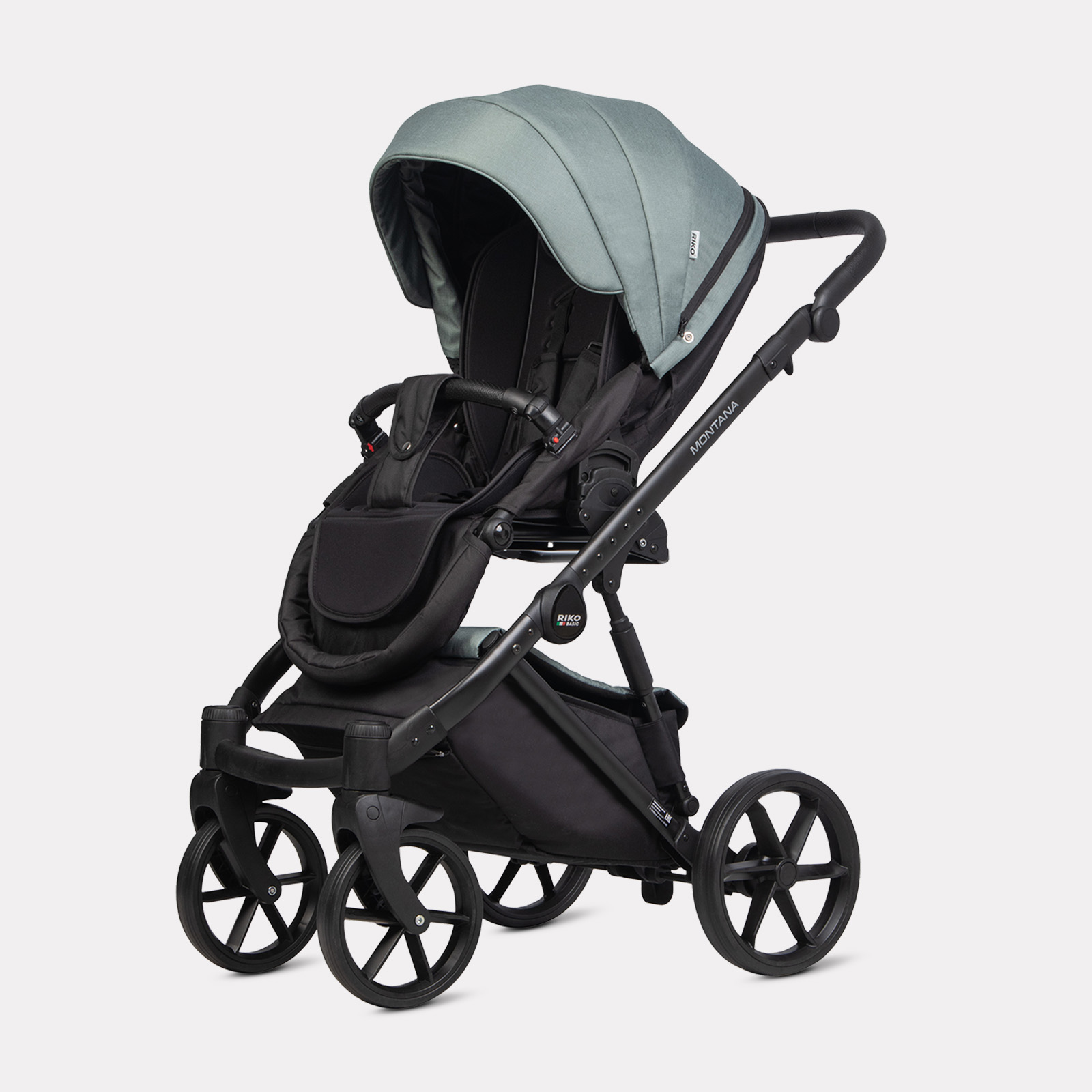 Коляска 2в1 Riko Basic Montana зеленый - фото 8