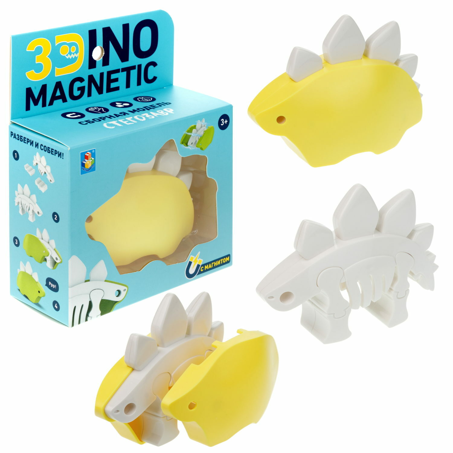 Конструктор 1TOY 3 дет. - фото 2