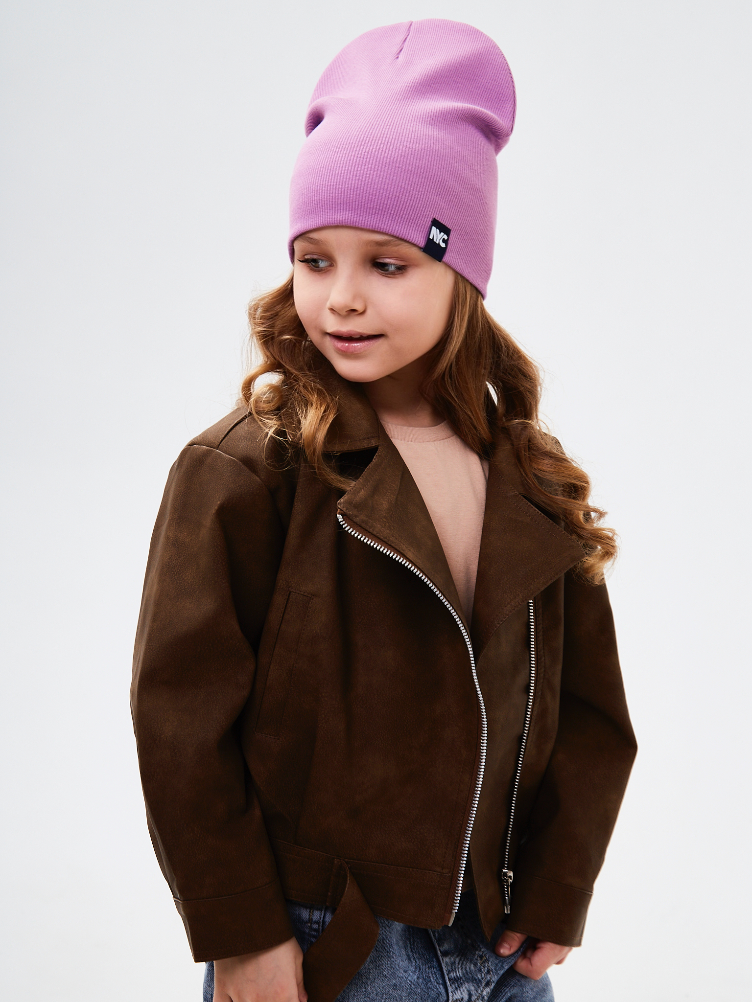 Шапка NYCkids NYC-H-069-KashG-purp - фото 11