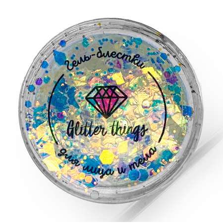 Глиттер-гель Glitter Things для макияжа лица и тела Сны Феи 5 мл