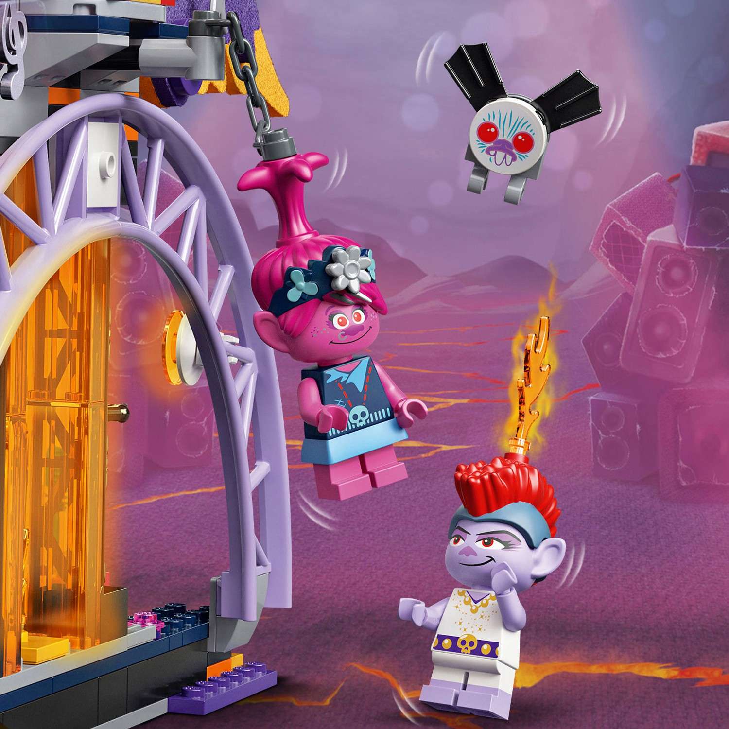 Конструктор LEGO Trolls Концерт в Рок-на-Вулкане блочный - фото 21