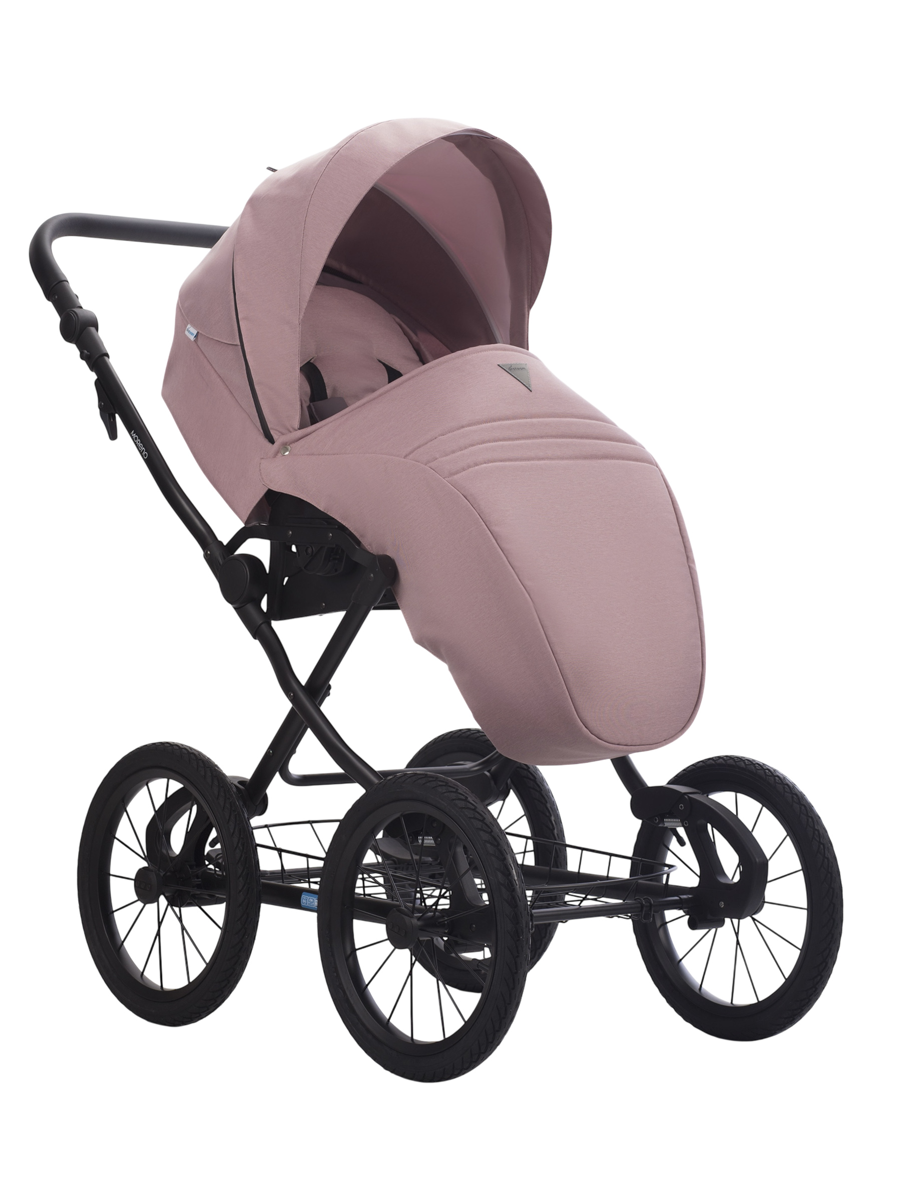 Коляска 2в1 Aroteam Moreno SL New 04 розовый - фото 4
