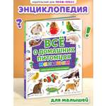 Книга Проф-Пресс Первая детская энциклопедия Всё о домашних питомцах малышам
