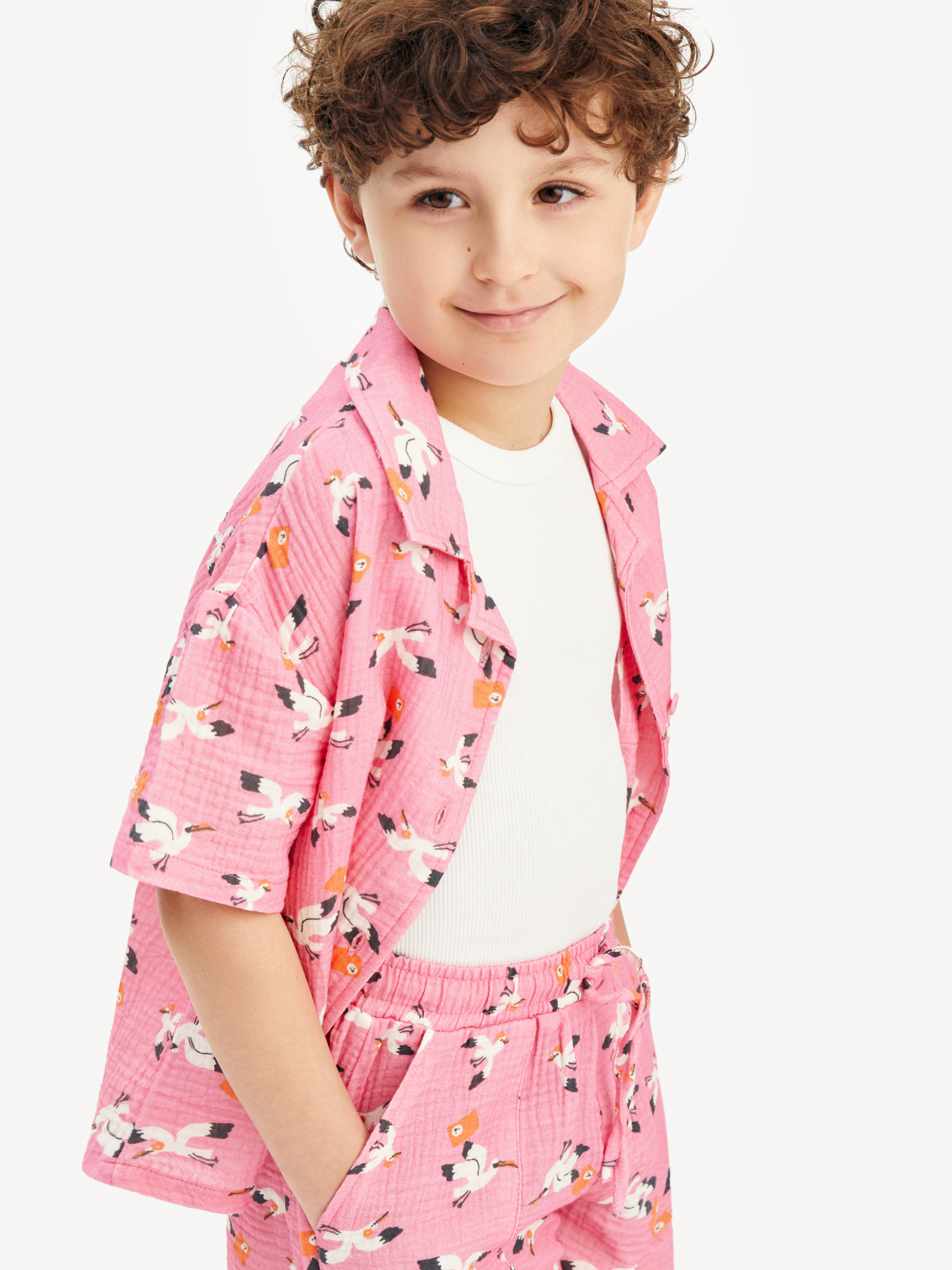 Рубашка Junion 904978.TSHR0019-Pink-2 - фото 4