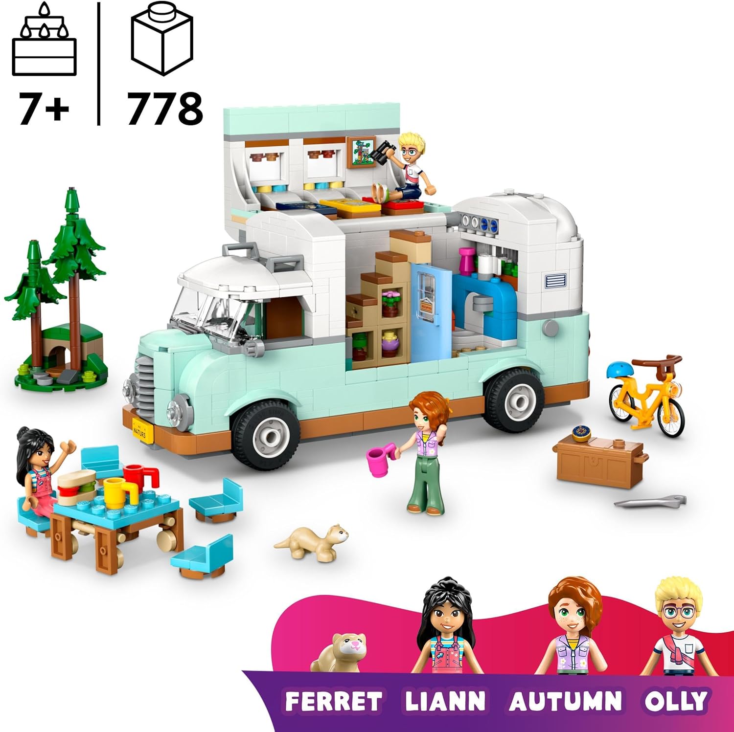 Конструктор LEGO Friends Приключение в фургоне 778 дет. - фото 2