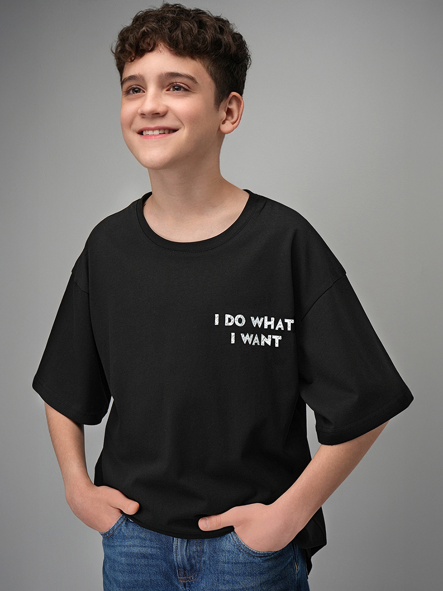 Футболка HappyFox HF0178SPPкот.черный - фото 7