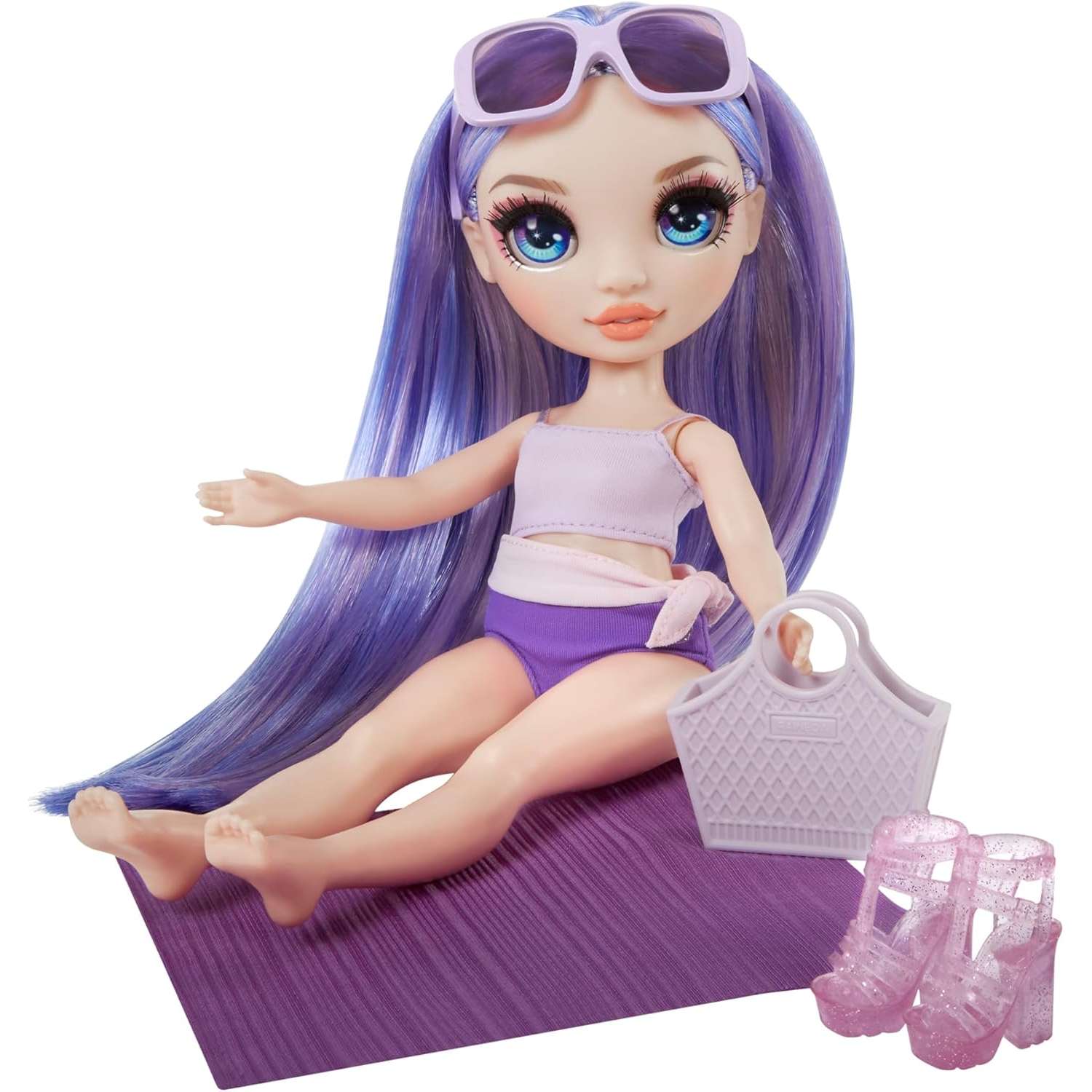 Кукла Rainbow High Swim and Style Fashion Violet 507314EUC - фото 5