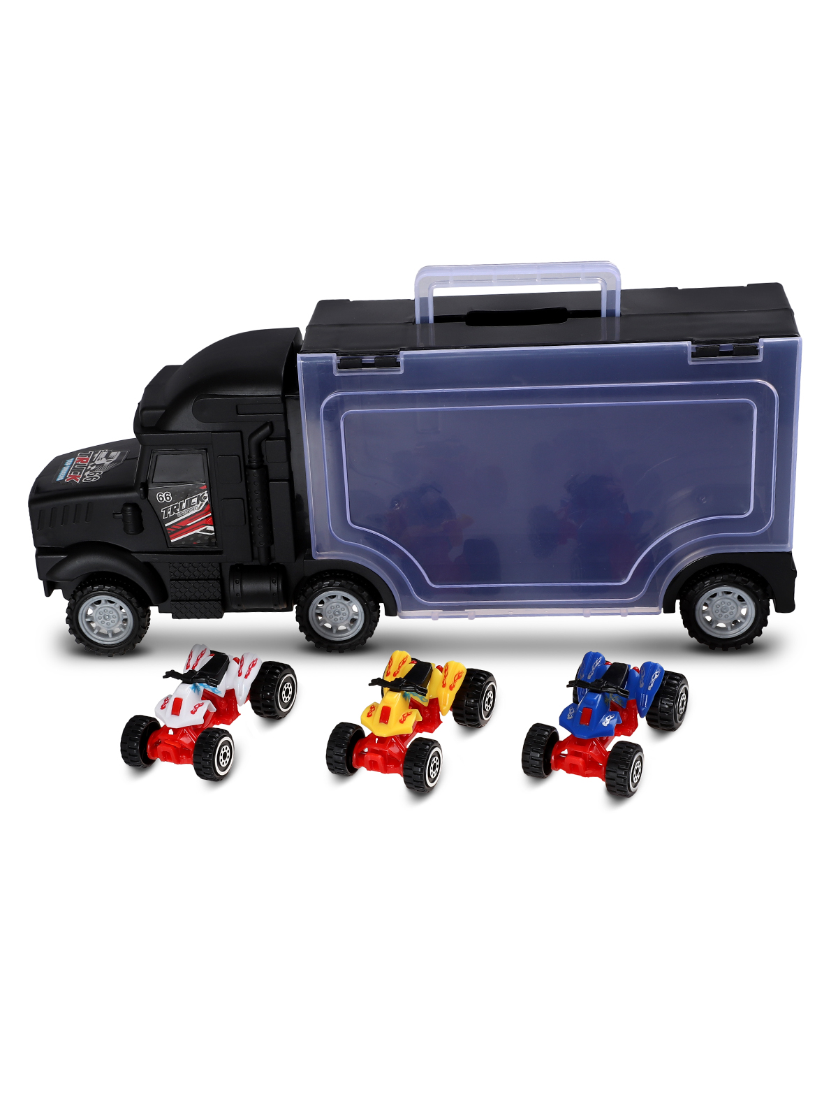 Автовоз AUTODRIVE с квадроциклами JB0405164 - фото 11