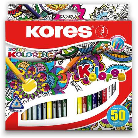 Карандаши цветные Kores 50 шт.