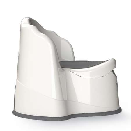 Горшок детский с крышкой Amarobaby Ergonomic молочный