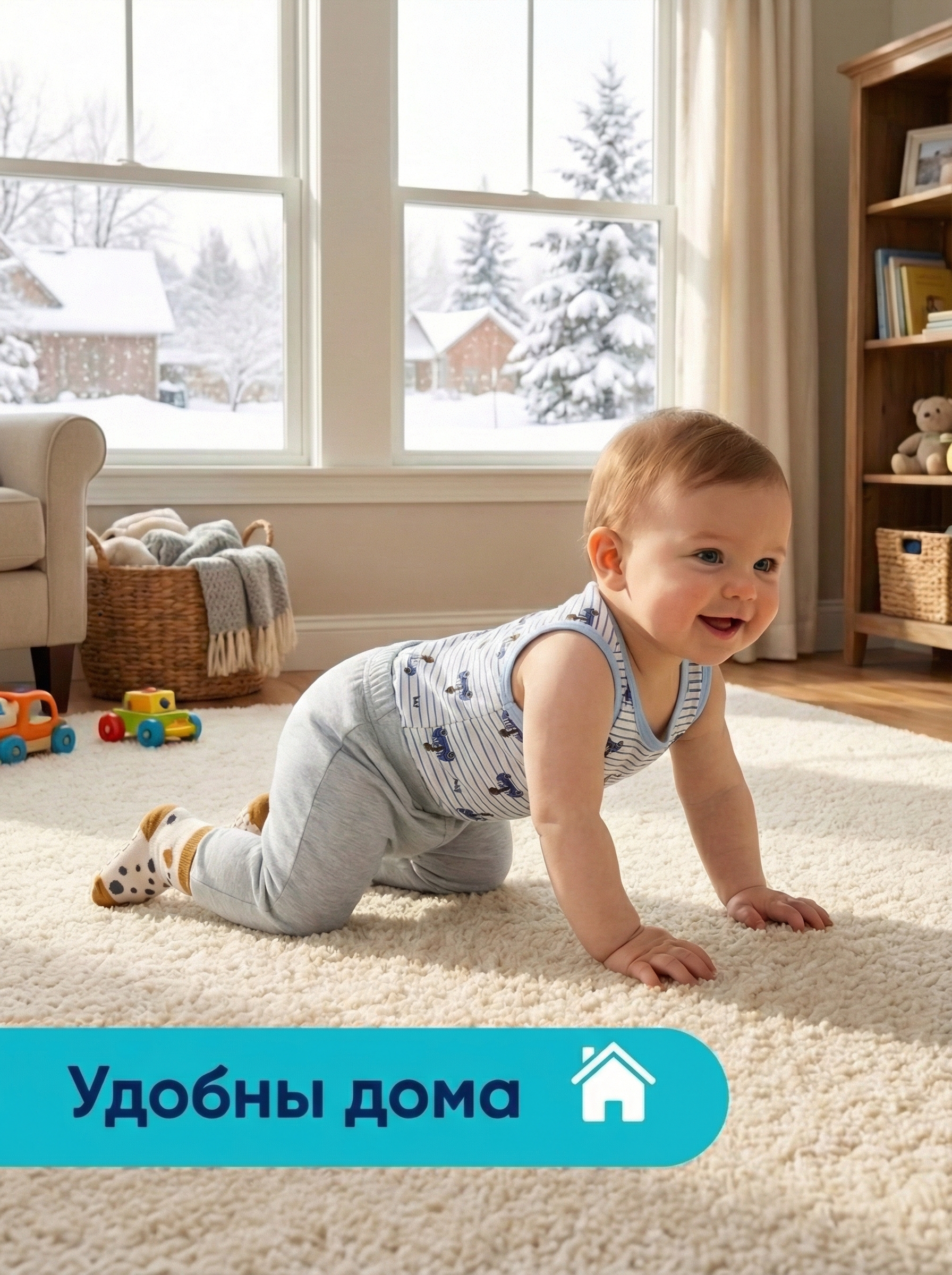 Брюки 3 шт Bambooland 3pants_bgg - фото 11