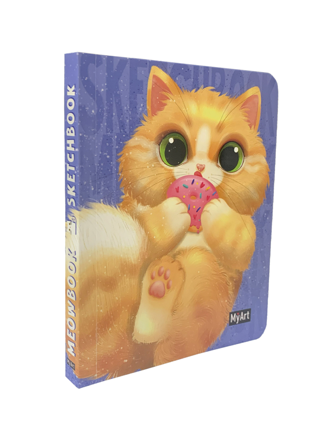 Скетчбук Проф-Пресс карманный блокнот Meowbook. А6 80 лист. 1 шт. - фото 6