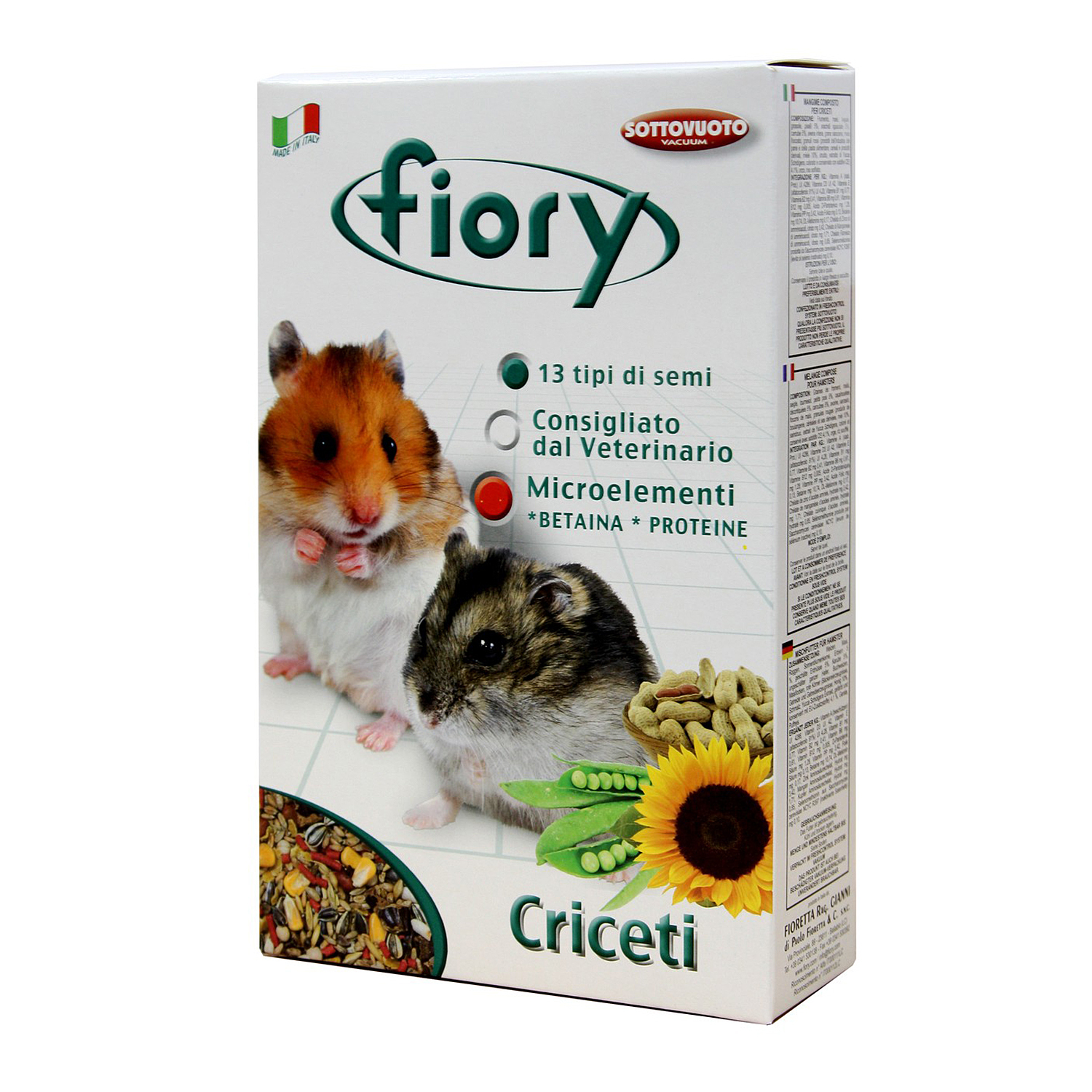 Корм для хомяков Fiory Criceti 850г - фото 2