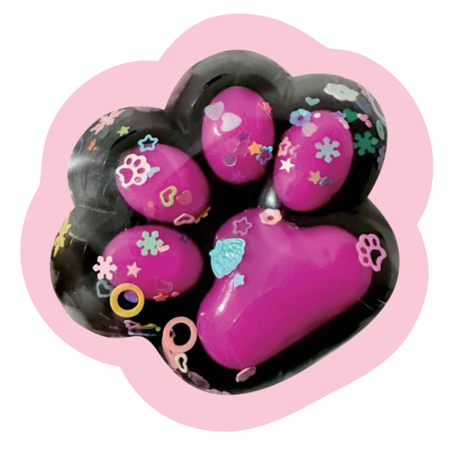 Игрушка-антистресс ё таба лапка Кошачий след в ассортименте - фото 2