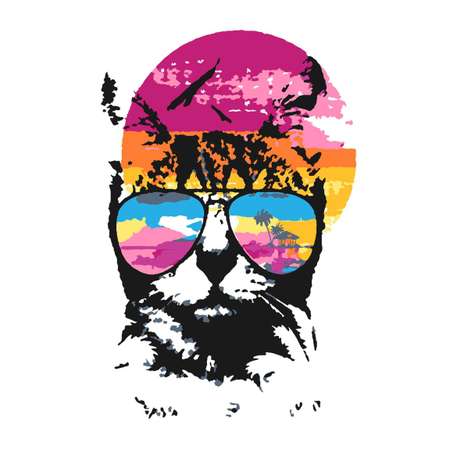 Картина по номерам Милато Кот Тик-Ток