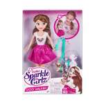 Кукла модельная Zuru Sparkle Girlz Прогулка с питомцами, 10065Z