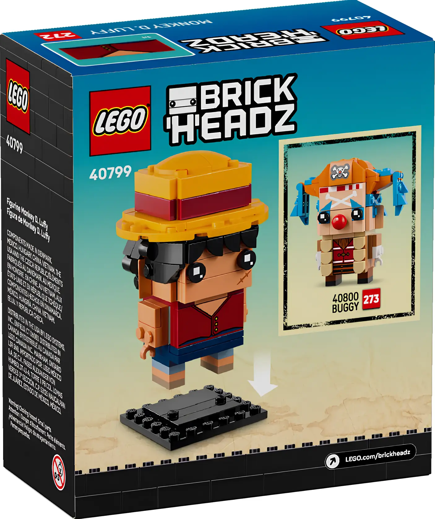 Конструктор LEGO BrickHeadz 40799 136 дет. - фото 3