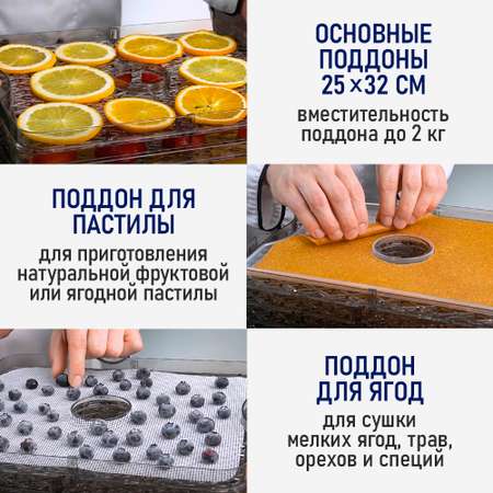 Сушилка для овощей и фруктов STINGRAY черный жемчуг