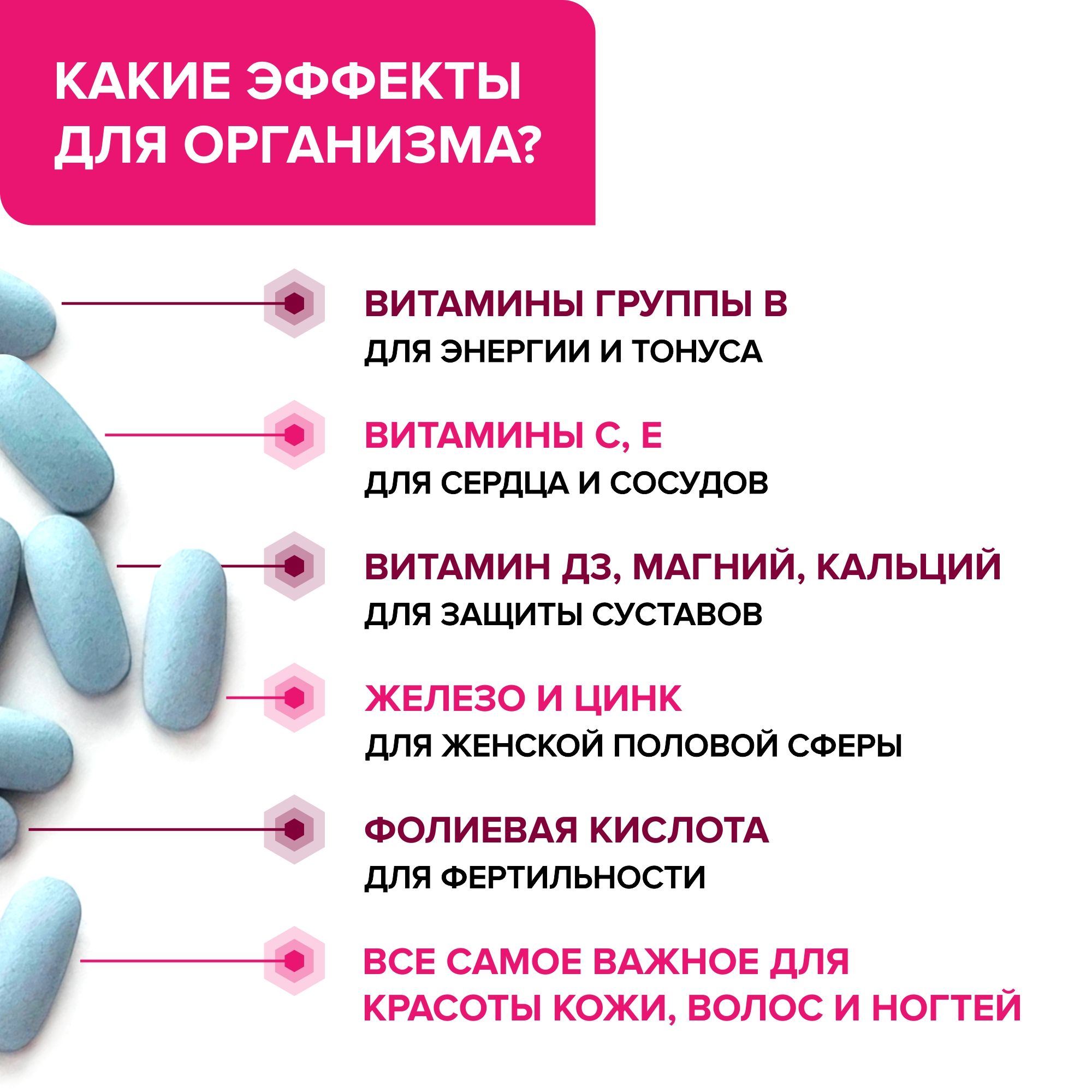 БАД Risingstar Мультивитаминный комплекс для женщин 60 таблеток - фото 9