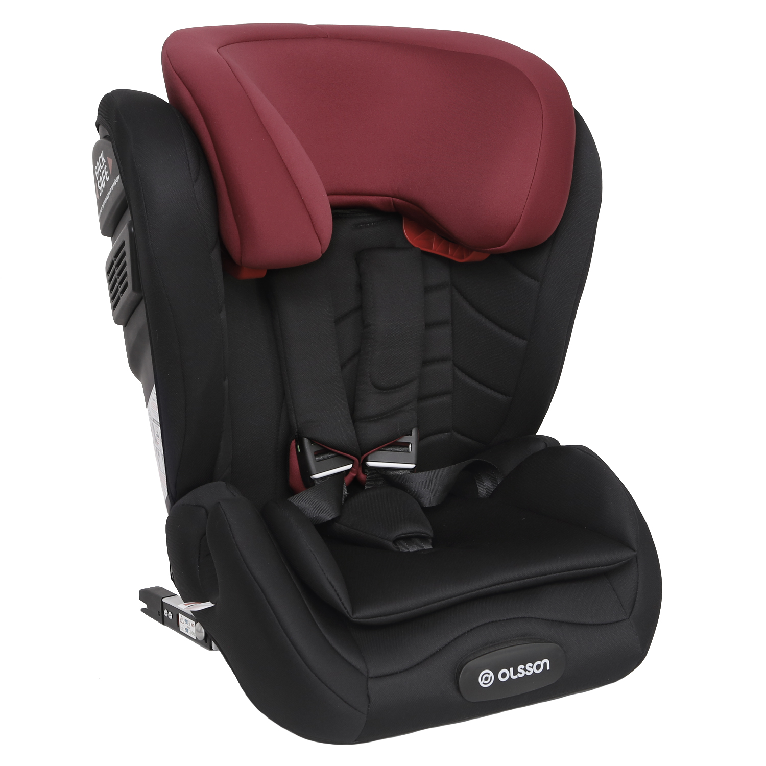Автокресло Olsson Atlas Isofix Black-Red Isofix 1/2/3 (9-36 кг) - фото 13