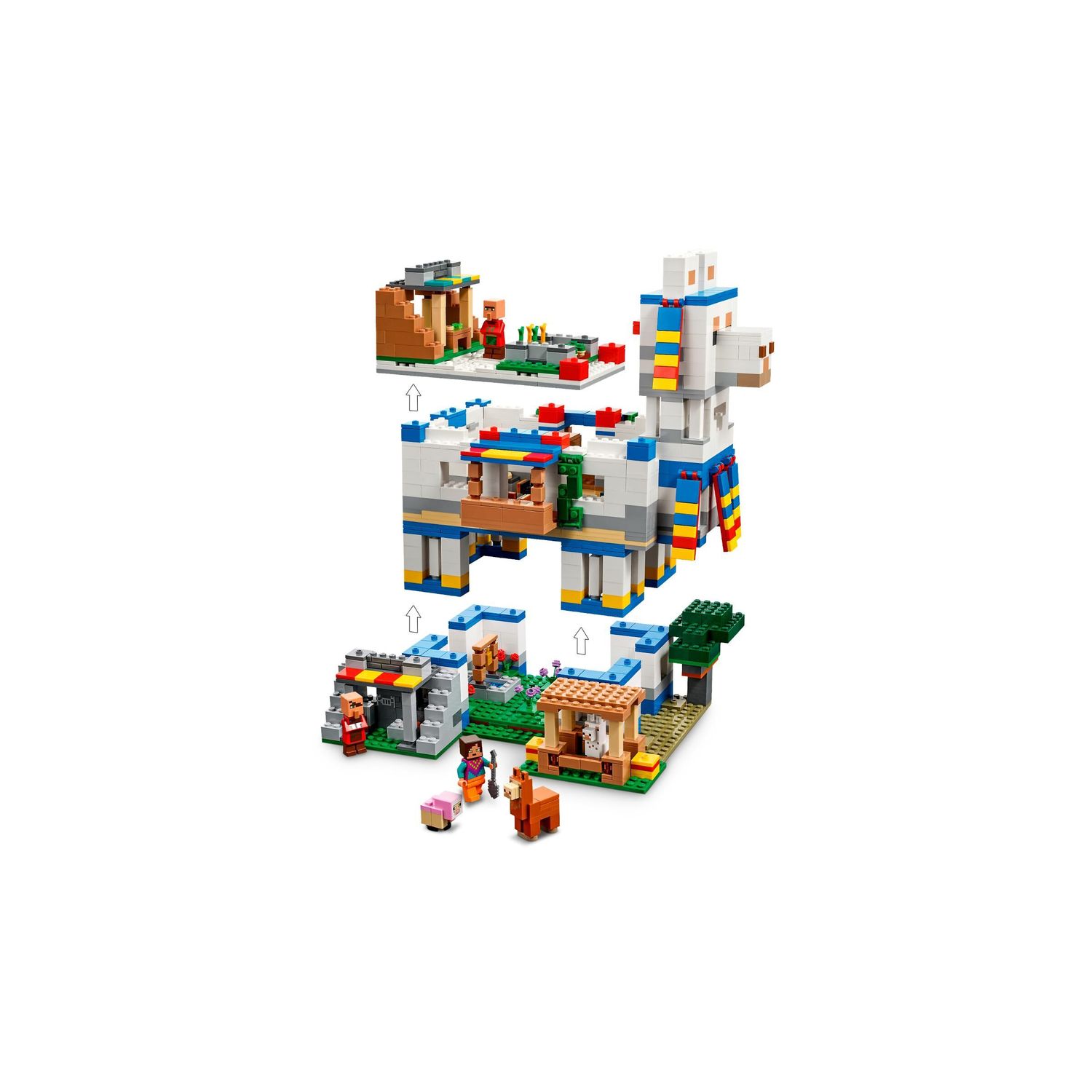 Конструктор LEGO Minecraft The Llama Village - фото 5