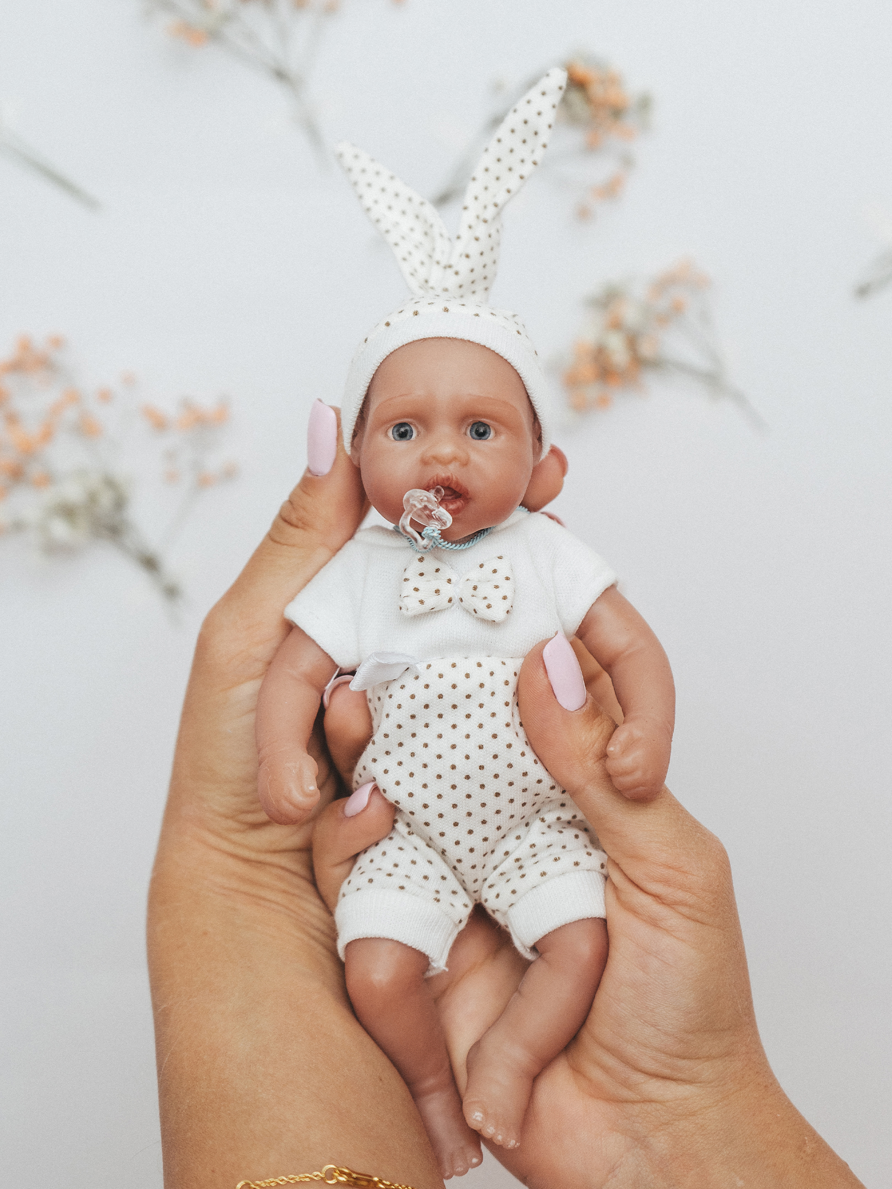 Кукла мини Magic Manufactory Magic baby Пупс реборн мальчик высота 19 см 4631162180918 - фото 6