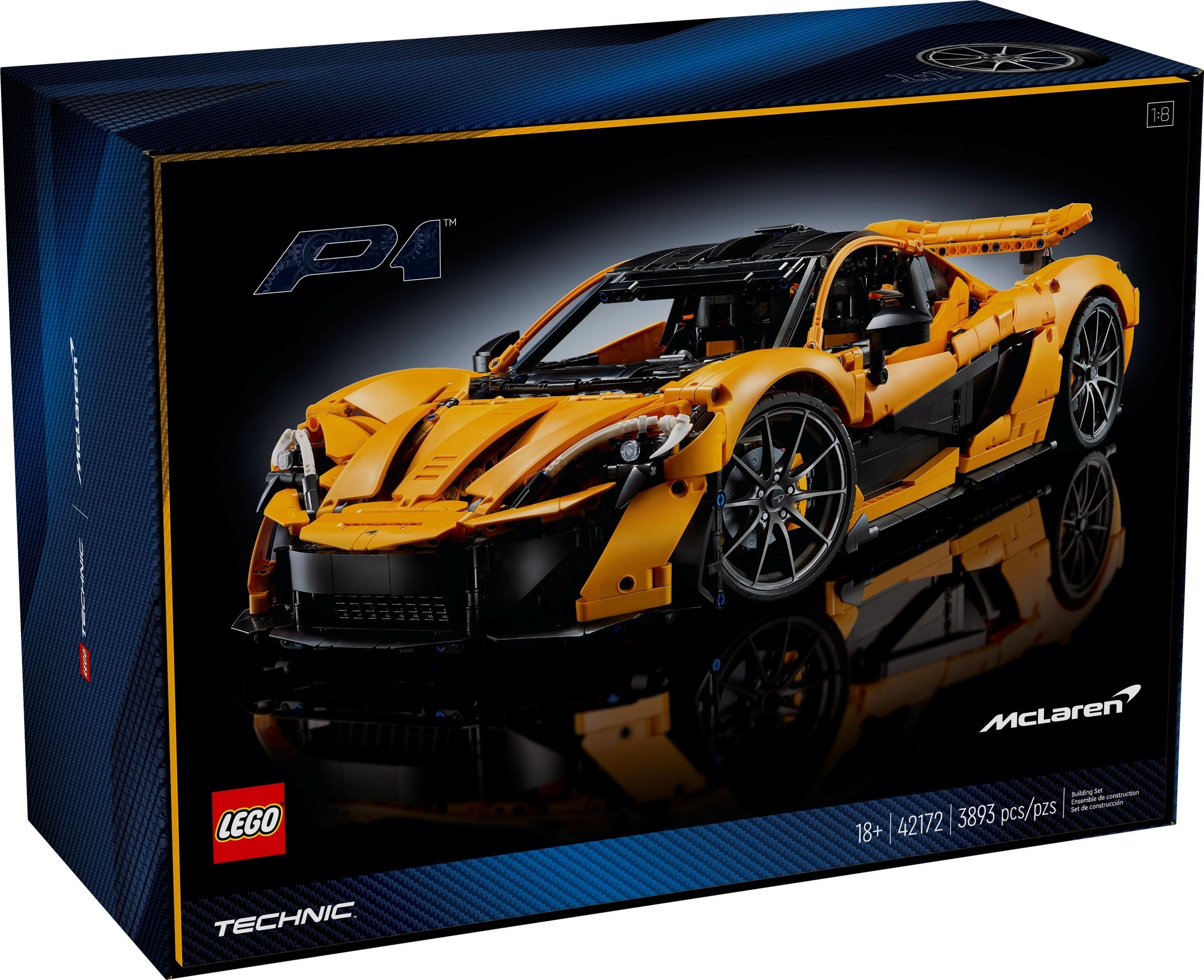 Изображение товара Конструктор LEGO Technic 42172 McLaren P1 для взрослых