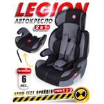 Автокресло BabyCare Legion 1/2/3 (9-36 кг) серый
