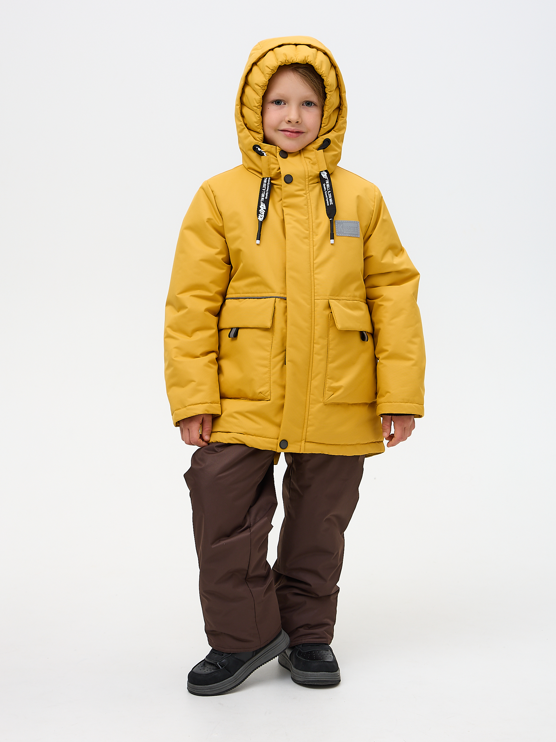 Куртка и полукомбинезон Kvartet 754 горчица - фото 1