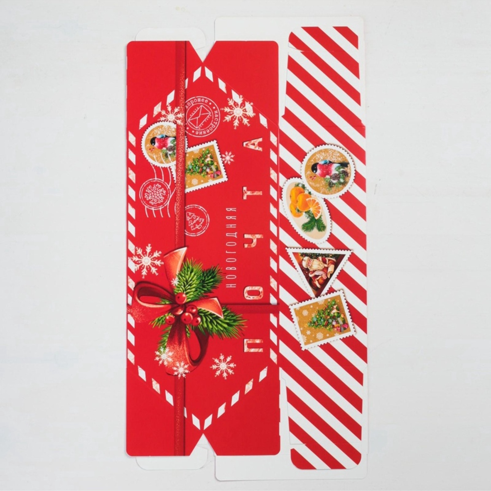 Сборная коробка-конфета Дарите Счастье "Новогодняя почта", 18 х 28 х 10 см - фото 7